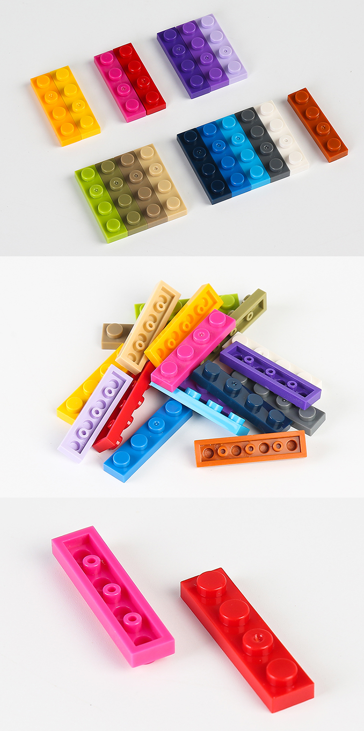 WOMA TOYS Compatible major brands bricks Plate 1x4 mini parts moc building blocks Creative assembly 1*4 plate (NO.3710)