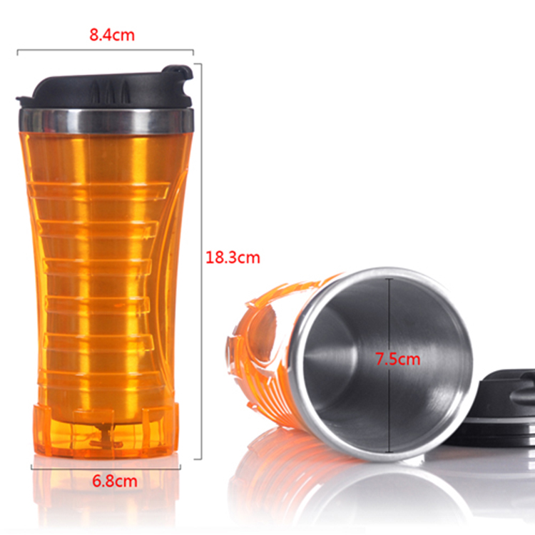 16oz 450ml Stainless Steel Vacuum Insulated Travel Thermos Coffee Cup Double Walled Tumbler