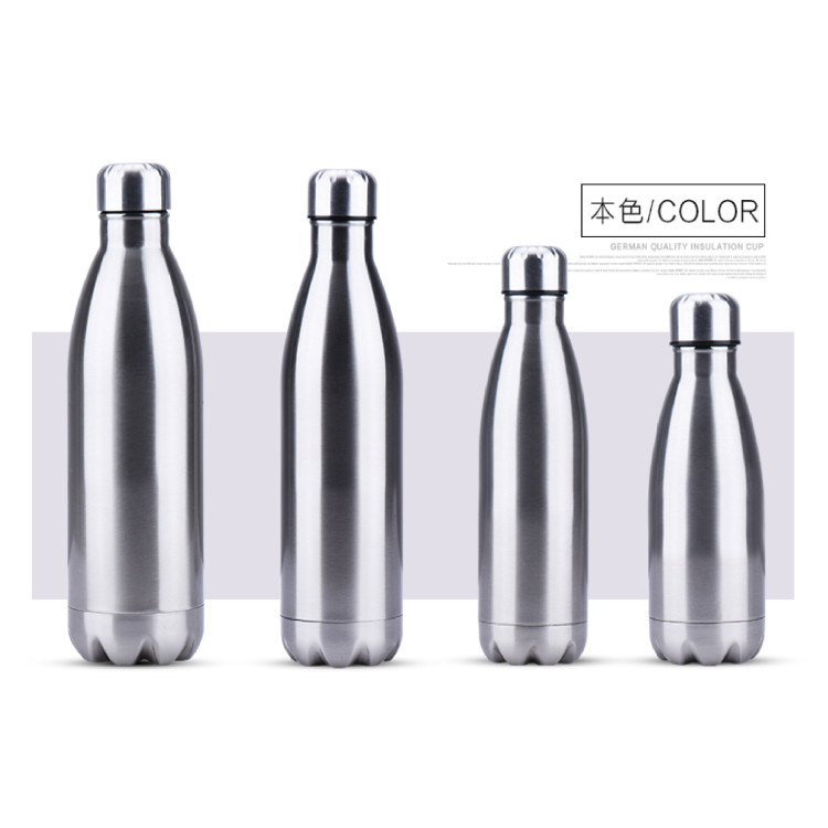 500ml Double Wall Cola Shape Stainless Steel Insulated Vacuum Water Bottle