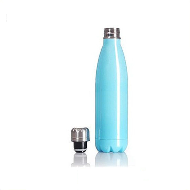Cola Shape Sport Stainless Steel Vacuum Sports Bottle