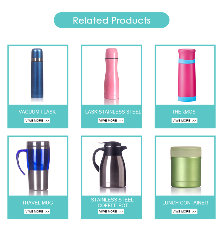 Custom Thermal Double Wall Drinking Vacuum Insulated Stainless Steel Water Bottles