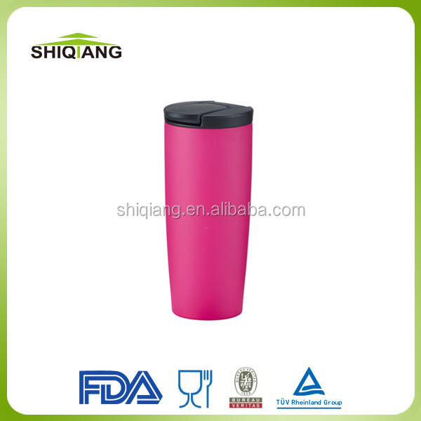 400ML large customized logo skinny cute sublimation reusable bling double wall stainless steel water tumbler