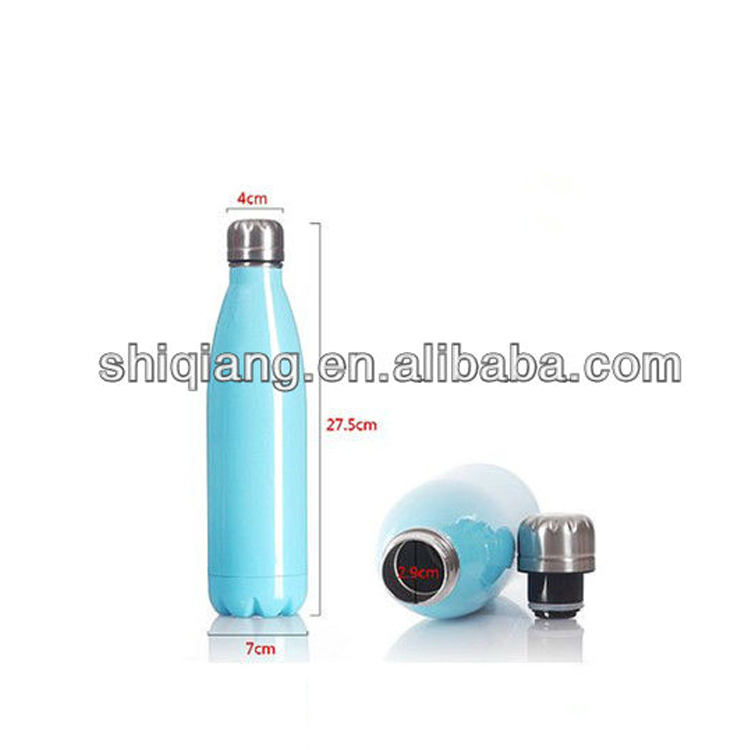 Environmentally Friendly Future Cola Shape Stainless Steel Vacuum Sports Bottle
