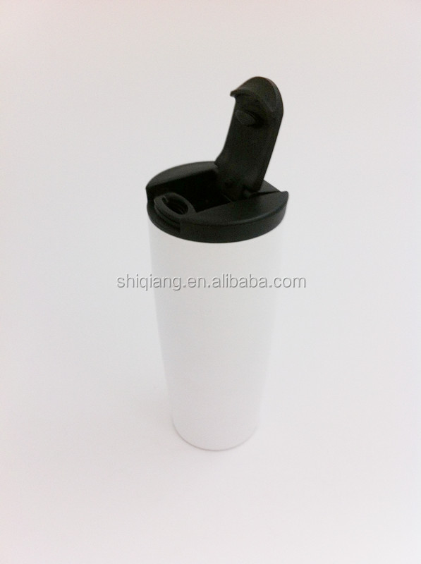 400ML large customized logo skinny cute sublimation reusable bling double wall stainless steel water tumbler
