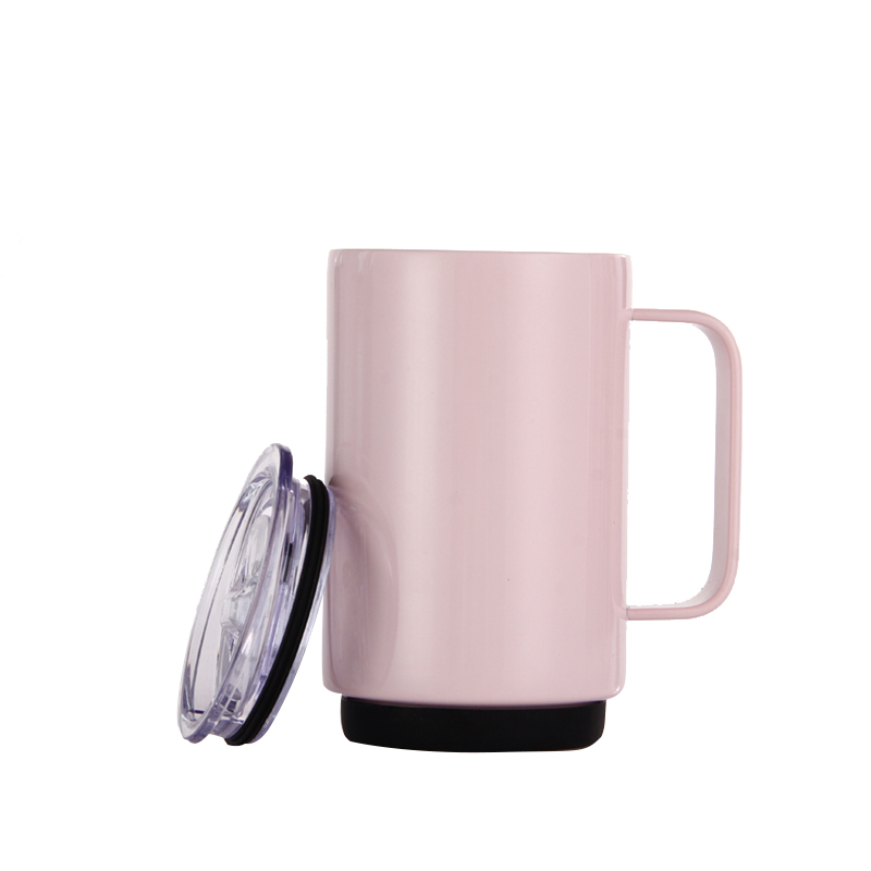 Stainless Steel Handle Mug 350ml Coffee Thermos Cups Double Wall Vacuum Tea Tumbler