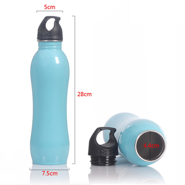 Custom 750ML Vacuum Flask Insulated Outdoor Portable Stainless Steel Sports Bottles