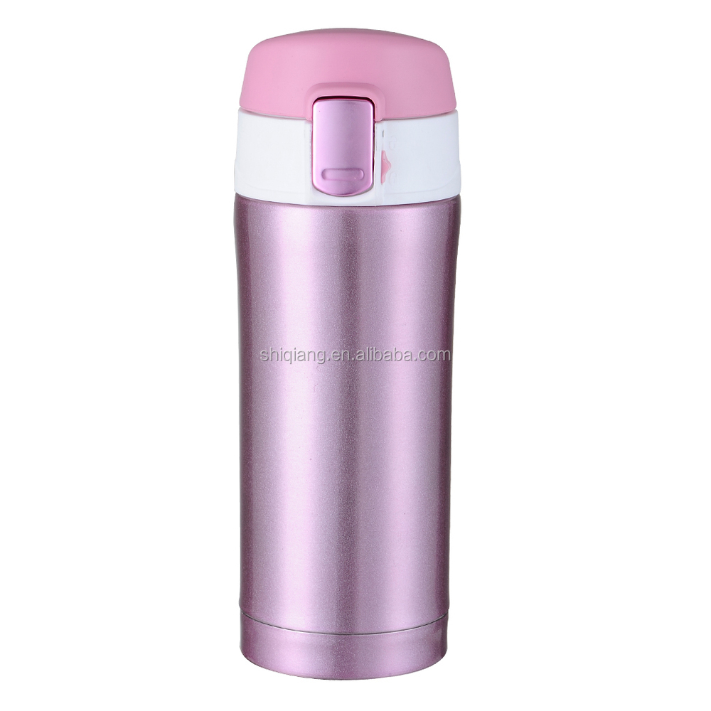Double Wall Stainless Steel Vacuum Thermos Bottle Flask with Bounce lid