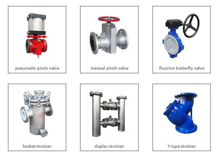 pneumatic pinch valve for abrasive and corrosive medium