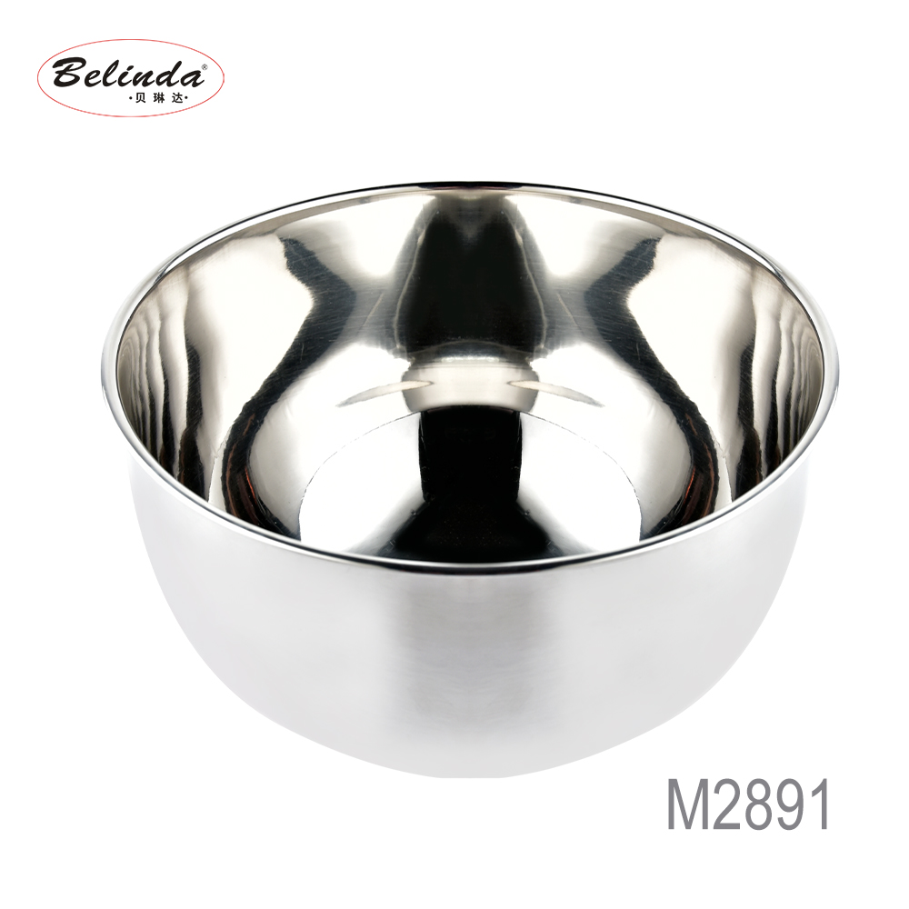 Metal Bowls Salad Mixing Bowl Stainless Steel Nesting Serving Bowls with Lids