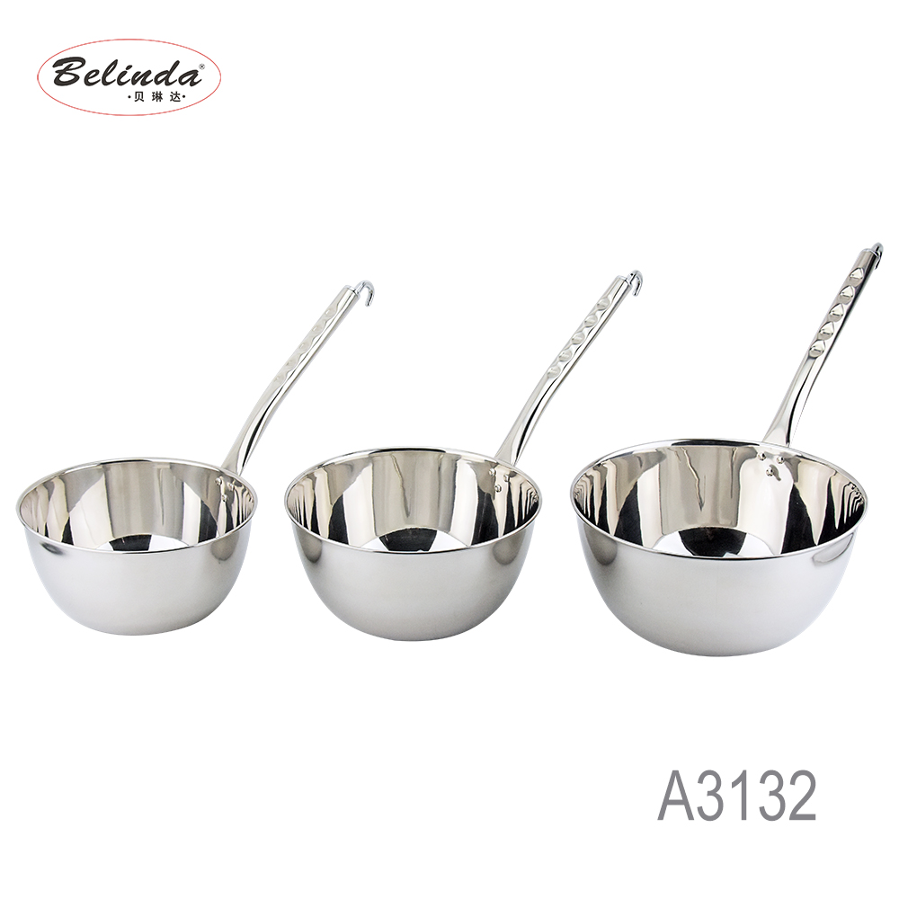 Durable Kitchen Water Scoop Stainless Steel Water Dipper with Various Size