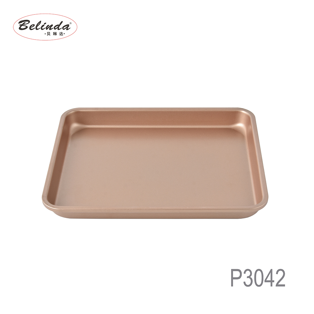 Home Kitchen Cooking Baking Tools Rectangle Non Stick Cast Iron Baking Tray For Roaster Oven