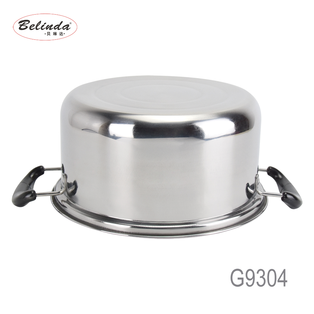 Belinda 3 Pcs Stainless Steel Cookware Pot Set Chinese Kitchenware