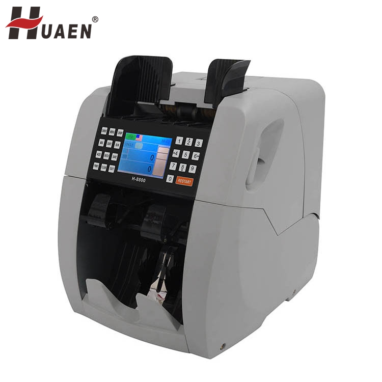 LCD Display Multi Currency Cash Counting Machine Money Counter H8800