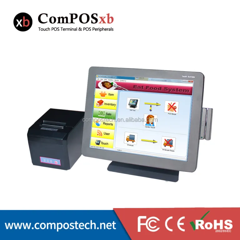 Negocio de equipos de contador de doble pantalla táctil capacitiva de la  máquina registradora - China Cajas registradoras y cajas registradoras  precio
