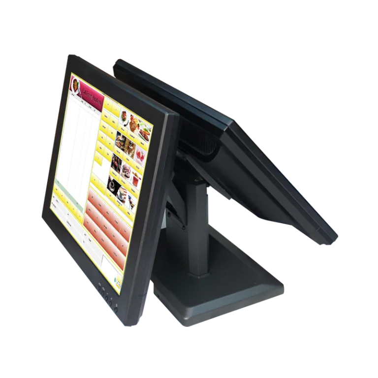 Burger Ontdekking woordenboek ComPOSxb, UerPOS - Dual screen touch monitor goedkope 15 inch alles in één  touch pos pc touch monitor voor retail 15" LCD Touch monitor