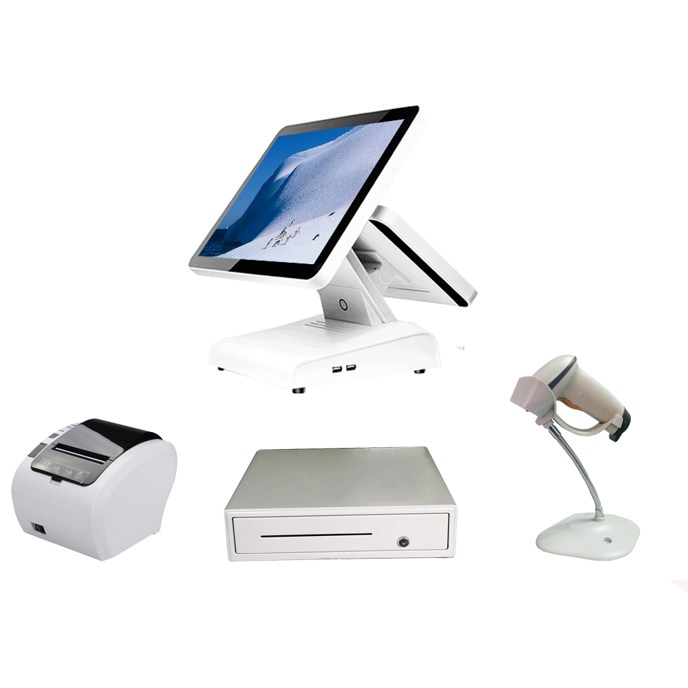 ComPOSxb, UerPOS - POS System Dual screen all in one Touch POS machine ...
