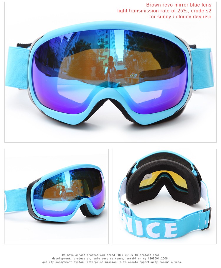 OEM ODM approved ski goggles
