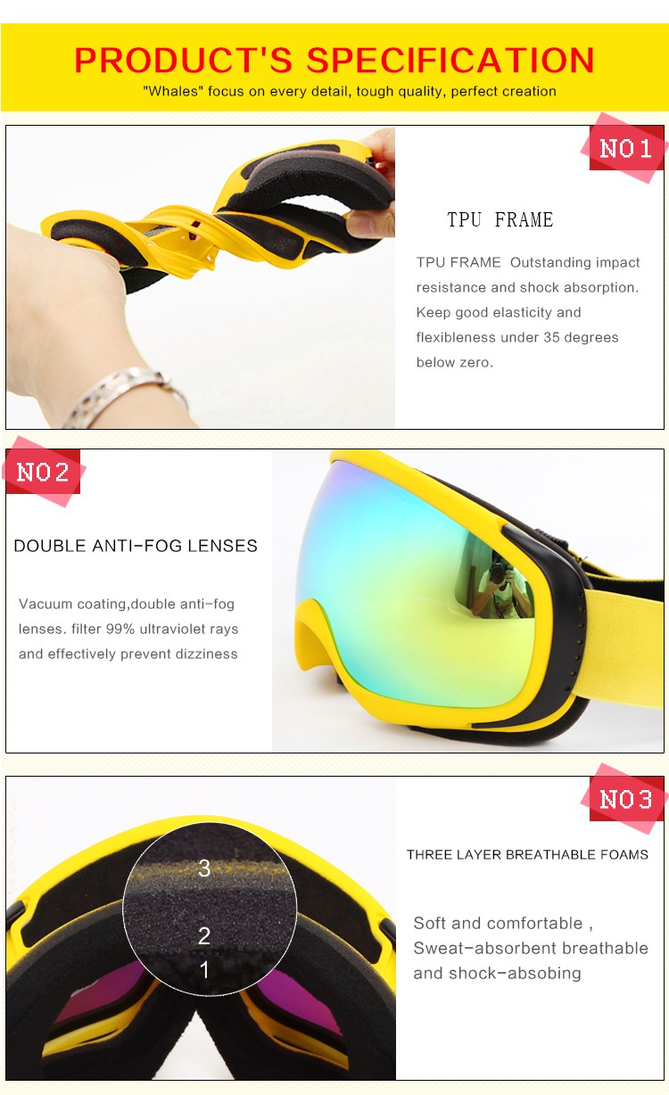 polarized lens snow Goggles