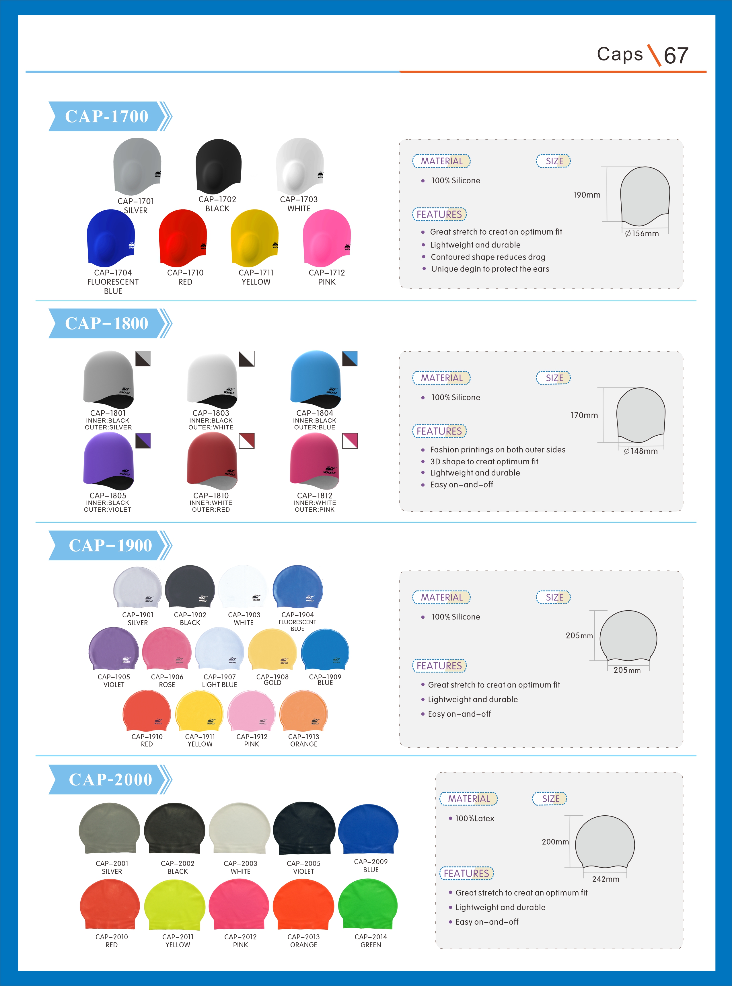 Thick Silicone Swimming Cap Manufacturers Easy Dry High Elastic