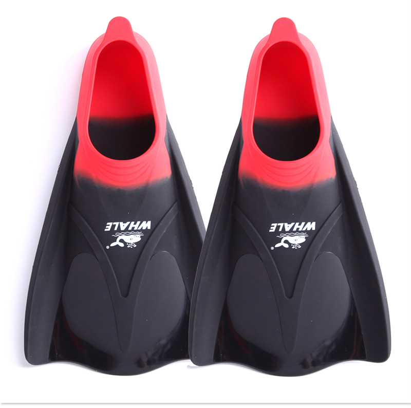 Supply WHALE Wholesale 100% Silicone Short Floating Training Full pocket diving  Swimming Fins FN-700 Factory Quotes - OEM
