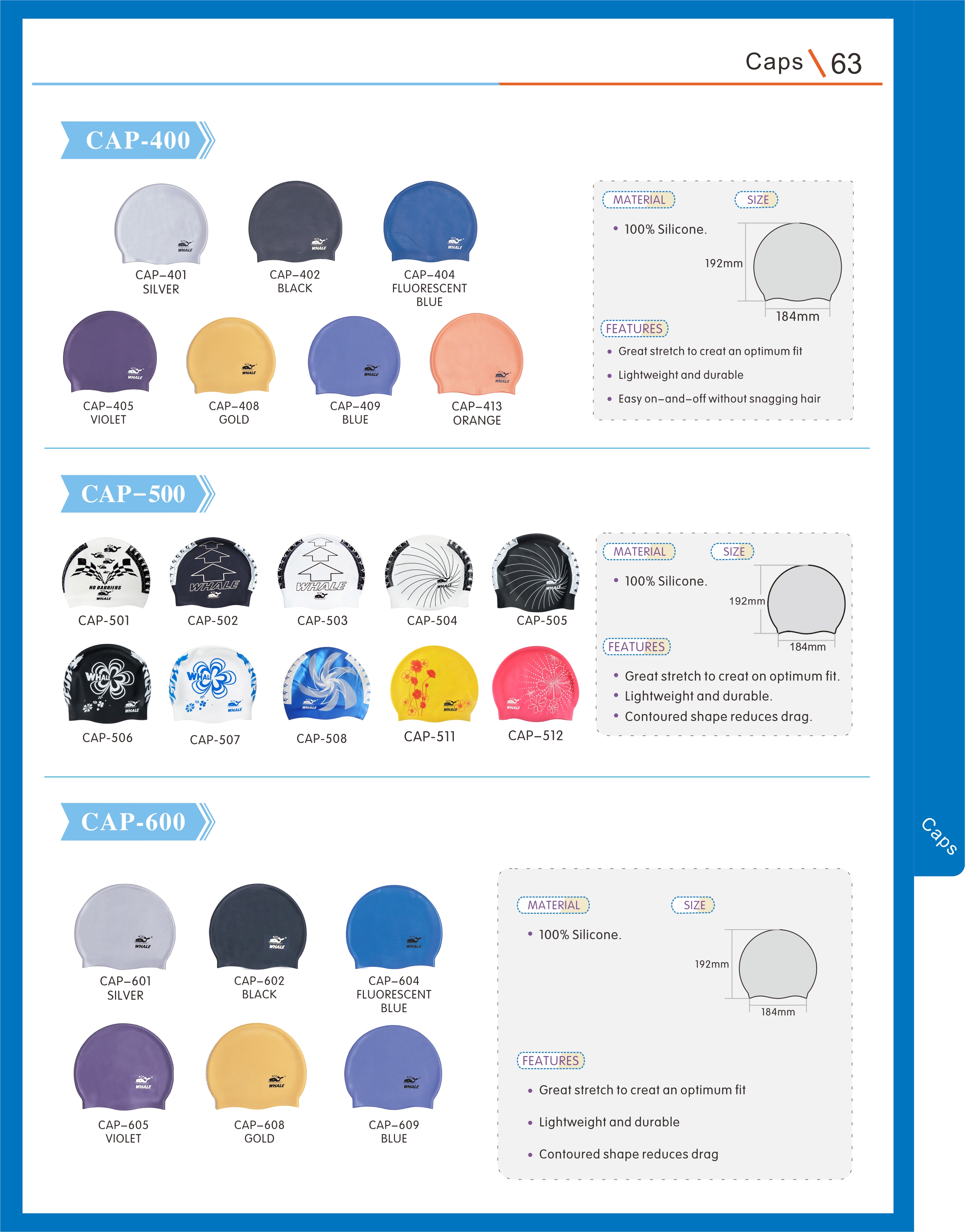Cap-500 Swimming Hat