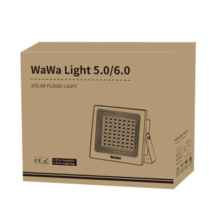 Projecteur LED 200W Panneau Solaire Extérieur Haute Luminosité