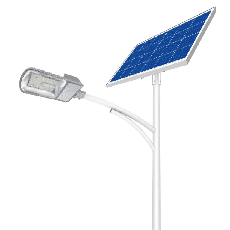 Réverbère LED haute puissance à économie d'énergie tout en un réverbère  solaire