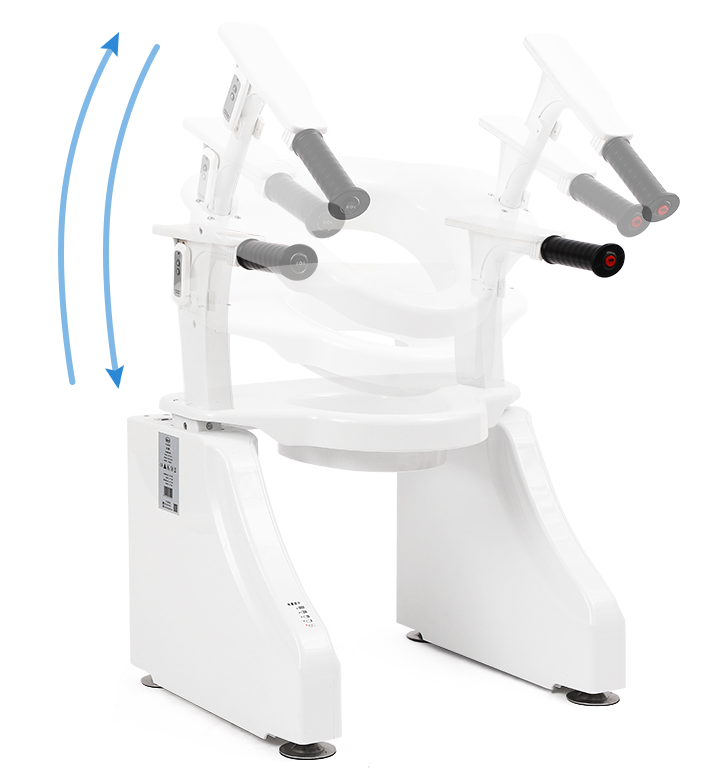 Electrical Commode Disable Elderly Lifting Folding Medical Electric Commode Wheelchair