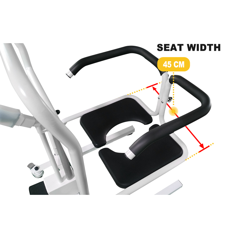 TOPMEDI Power Wheelchairs With Potty Wheelchair And Commode Chair