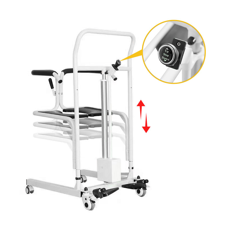 TOPMEDI Power Wheelchairs With Potty Wheelchair And Commode Chair