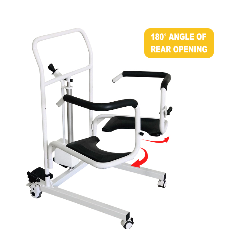 TOPMEDI Power Wheelchairs With Potty Wheelchair And Commode Chair