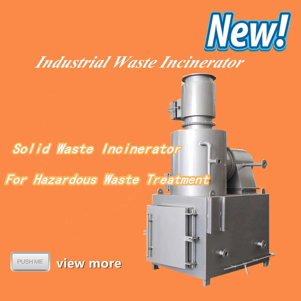 Hospital Waste Disposal Machinery 10-500 kg/hr Economic Smokeless Incinerator For Medical Waste