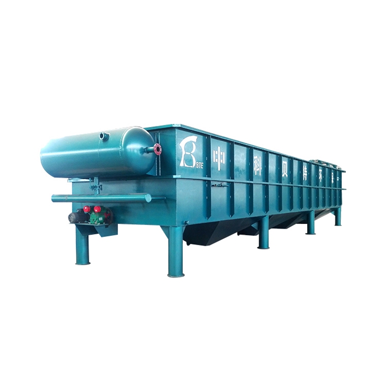 DAF Unit (oil/water treatment facility with skimmer, platform, and air compressor etc.) Capable of Treating Oily Water Mixture
