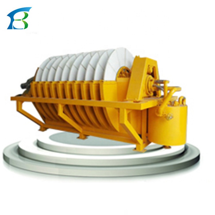 1-30 tons / h Solid-liquid Separation Equipment Rotary Disc Vacuum Filter For Ceramic