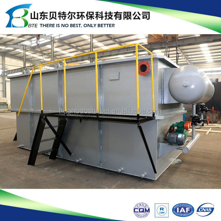 60m3/hour DAF Dissolved Air Flotation Machine used in wastewater treatment system