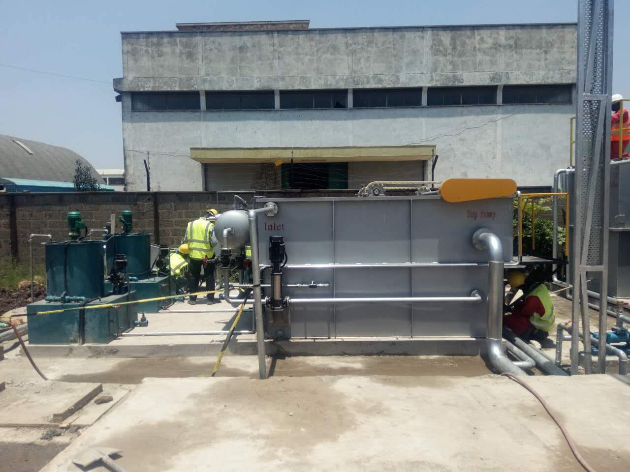 DAF-Dissolved Air Floatation Machine, wastewater treatment plant