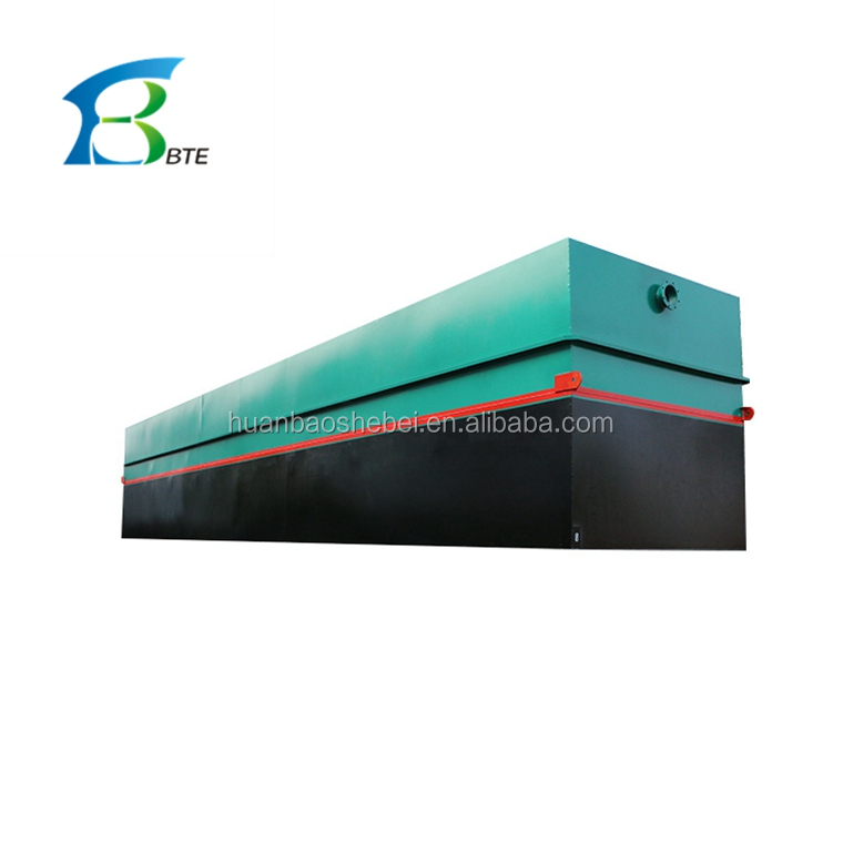 Q235 anti-corrosion carbon steel 100m3/day Stp Sewage Treatment Plant, For Human Wastewater Treatment