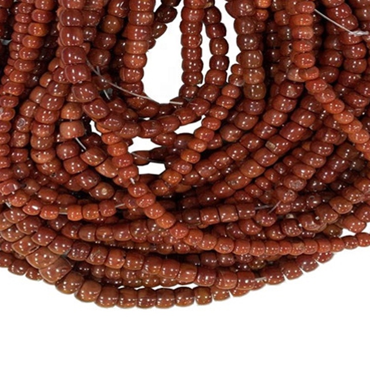 16inch قدرتی سرخ مرجان زیورات Gemstone Strings بنانے 28