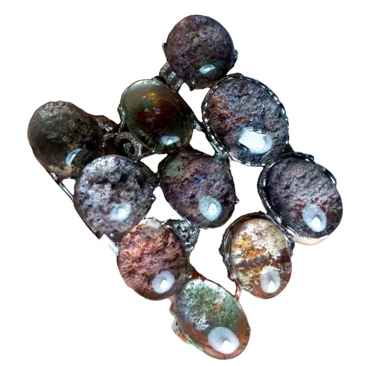 팬텀 크리스탈 석영 925 실버 링 28