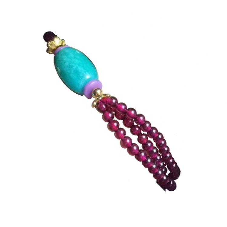 자연 자수정 Amazonite 구슬 팔찌 보석 28