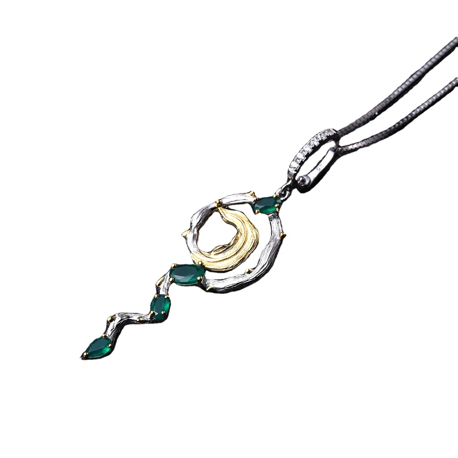 925 Nga Taonga Taonga Moemoe Pūrere Moemoea mo nga wahine / Handmade Gemstone hiriwa hiriwa Celtic Rustic Mama 17