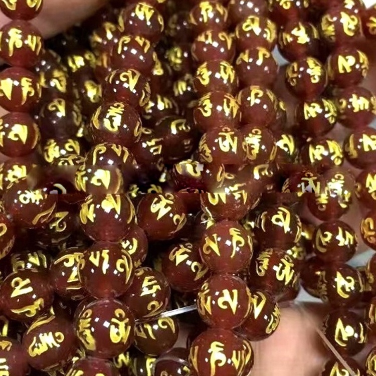 Hulgimüügitud kuldsed tähed punased ja mustad ahate ümmargused helmed teevad hulgi 28