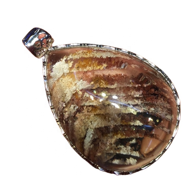 পাইকারি মূল্য প্রাকৃতিক পালিশ ভূত ফ্যান্টম কোয়ার্টজ স্ফটিক সুন্দর দুল গয়না 28