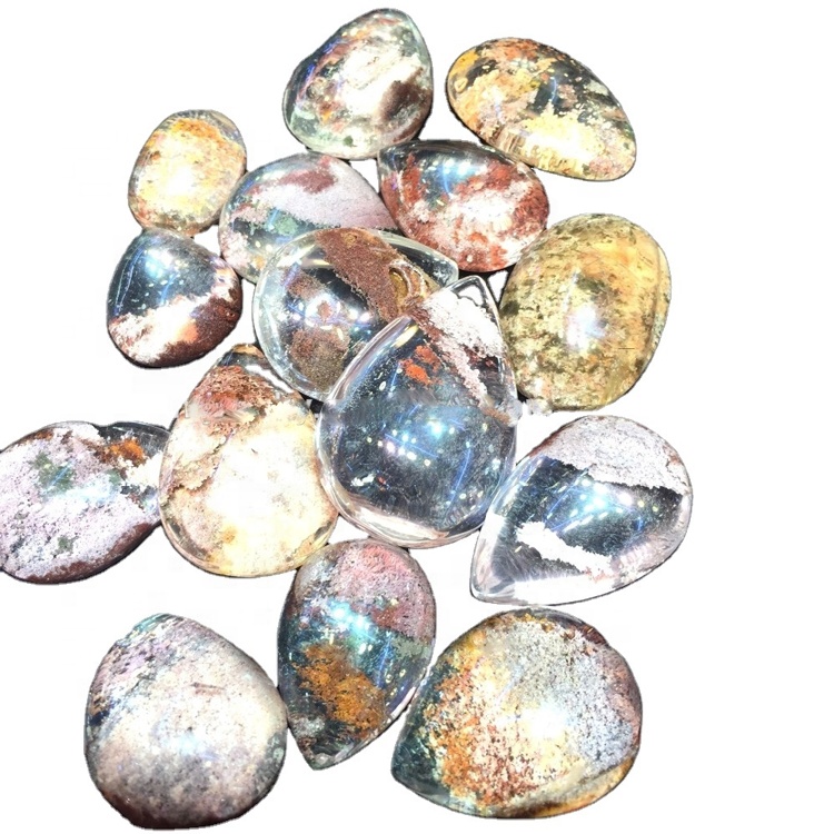 5mm * 8 mm ធម្មជាតិ គុណភាពល្អ អ្នករចនាដ៏អស្ចារ្យ ខ្មៅ Agate Cabochon រលោងស្អាត ត្បូងគ្រីស្តាល់ Agate ខ្មៅរលោង សម្រាប់គ្រឿងអលង្ការ 28