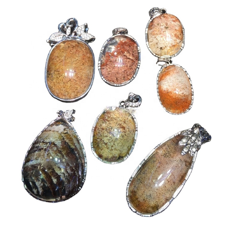 மறைமுக குவார்ட்ஸ் ரத்தினம் வெள்ளி நகைகளை தயாரிக்க பயன்படுத்தப்படும் உயர் தரமான ரத்தினம் 17