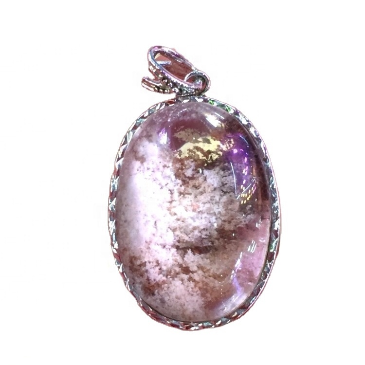 925 Sterling Silver Genuine Phantom Quartz кулон зергер буюмдары 28