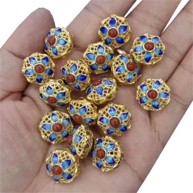 Natural Cloisonne Sirivha Imbedding Inlaid South Red Agate Zvishongo 17