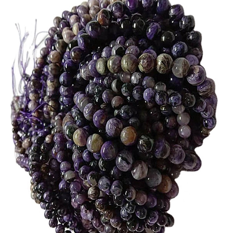 Табиғи чароит 3a дөңгелек пішінді моншақтар 17