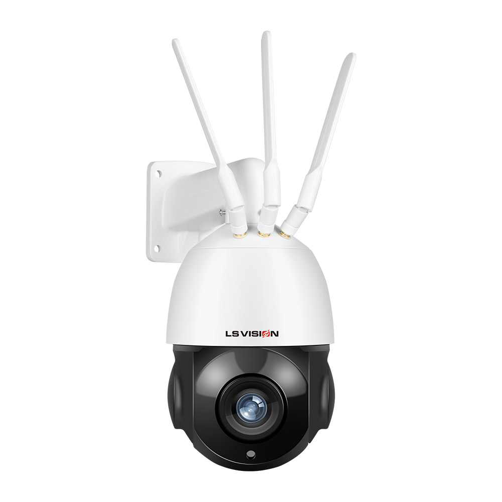 Cámara de seguridad IP PTZ HD de 5MP, cámara de vigilancia con Zoom 40X,  4G, tarjeta