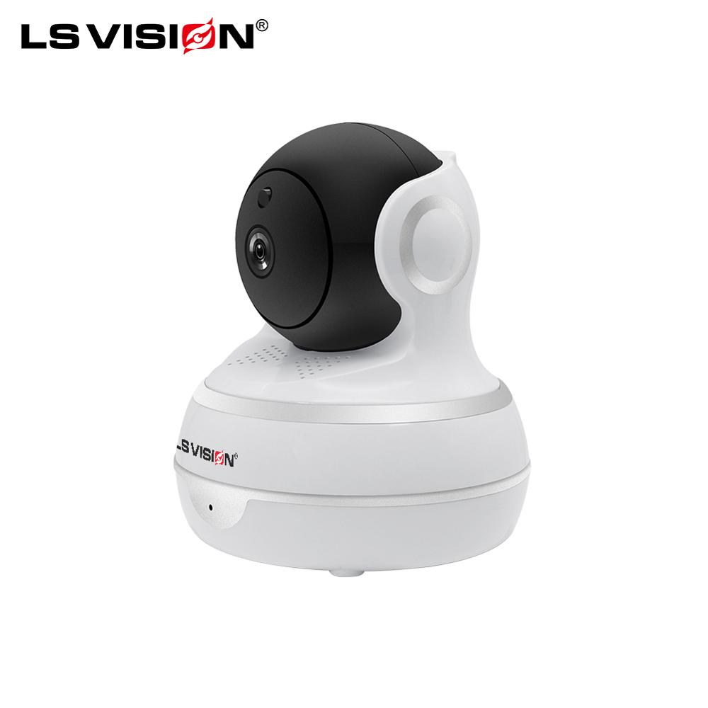 LSVISION - LS VISION Умный дом с автоматическим отслеживанием PTZ 720P  Двусторонняя звуковая сигнализация движения Поддержка платформы Alexa  Беспроводная IP-камера Мини WiFi PTZ-камера